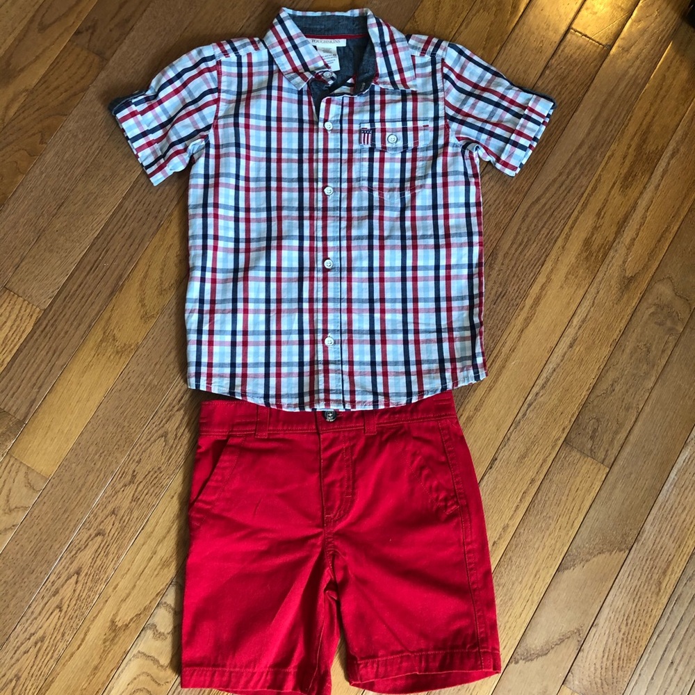 Boys matching summer outfit